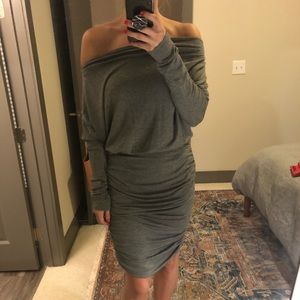 Gray Cotton Athleta Dress